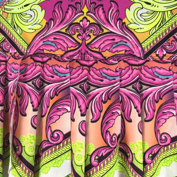 Lucky in Love Rare Rococo Scarf Skirt Skort Large Printed Tennis SS-2091 - Picture 3 of 7